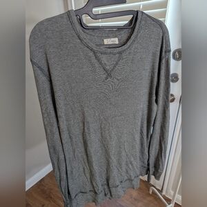 J. Crew Charcoal Knit Sweater J CREW Medium